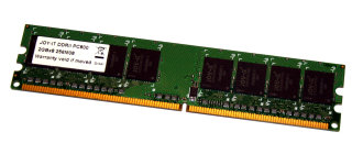 2 GB DDR2-RAM 240-pin PC2-6400U nonECC JOY-iT DDR2 PC800 2GBX16 256M08 single-sided