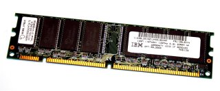 128 MB SD-RAM 168-pin PC-133U non-ECC CL3  Mosel Vitelic V436516S04VATG-75   IBM FRU: 38L3568