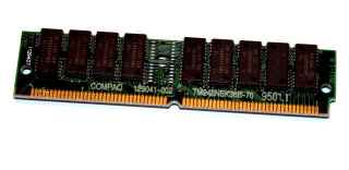 8 MB FPM-RAM 72-pin PS/2 Simm Parity 70 ns Texas Instruments TM248NBK36B-70