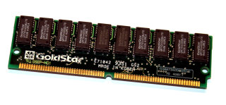 8 MB FastPageMode-RAM  72-pin PS/2  70 ns Parity  LG Semicon GMM7362000BSG-70