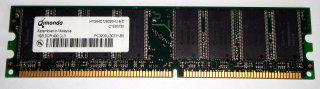 1 GB DDR-RAM 184-pin PC-3200U nonECC  Qimonda HYS64D128320HU-5-C