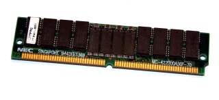 8 MB FPM-RAM 70 ns 72-pin PS/2 Parity FastPage Memory NEC MC-422000A36F-70