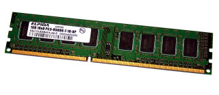 1 GB DDR3-RAM 240-pin 1Rx8  PC3-8500U non-ECC   Elpida EBJ10UE8BAFA-AE-E