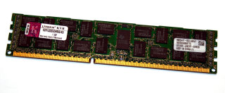 4 GB DDR3-RAM 240-pin Registered ECC 2Rx4 PC3-10600R Kingston KVR1333D3D4R9S/4GI   9965447