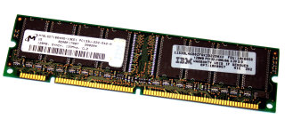 128 MB SD-RAM 168-pin PC-133U non-ECC 133 MHz  CL2 Micron MT8LSDT1664AG-13EE1