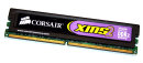 1 GB DDR2-RAM 240-pin PC2-6400U CL5  Corsair CM2X1024-6400 1.9V ver5.1  XMS2-Memory