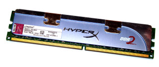 2 GB DDR2-RAM 240-pin PC2-8500U non-ECC HyperX  2.3V  Kingston KHX8500D2/2G   99U5316
