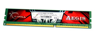 4 GB DDR3 RAM 240-pin PC3-12800 CL11 1.5V   G.SKILL F3-1600C11S-4GIS Intel XMP Ready