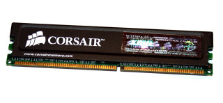 1 GB DDR-RAM XMS PC-3200U non-ECC CL2 Corsair CMX1024-3200C2  XMS3202v1.2