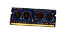2 GB DDR3-RAM 204-pin SO-DIMM 1Rx8 PC3-10600S  Nanya NT2GC64B88G0NS-CG