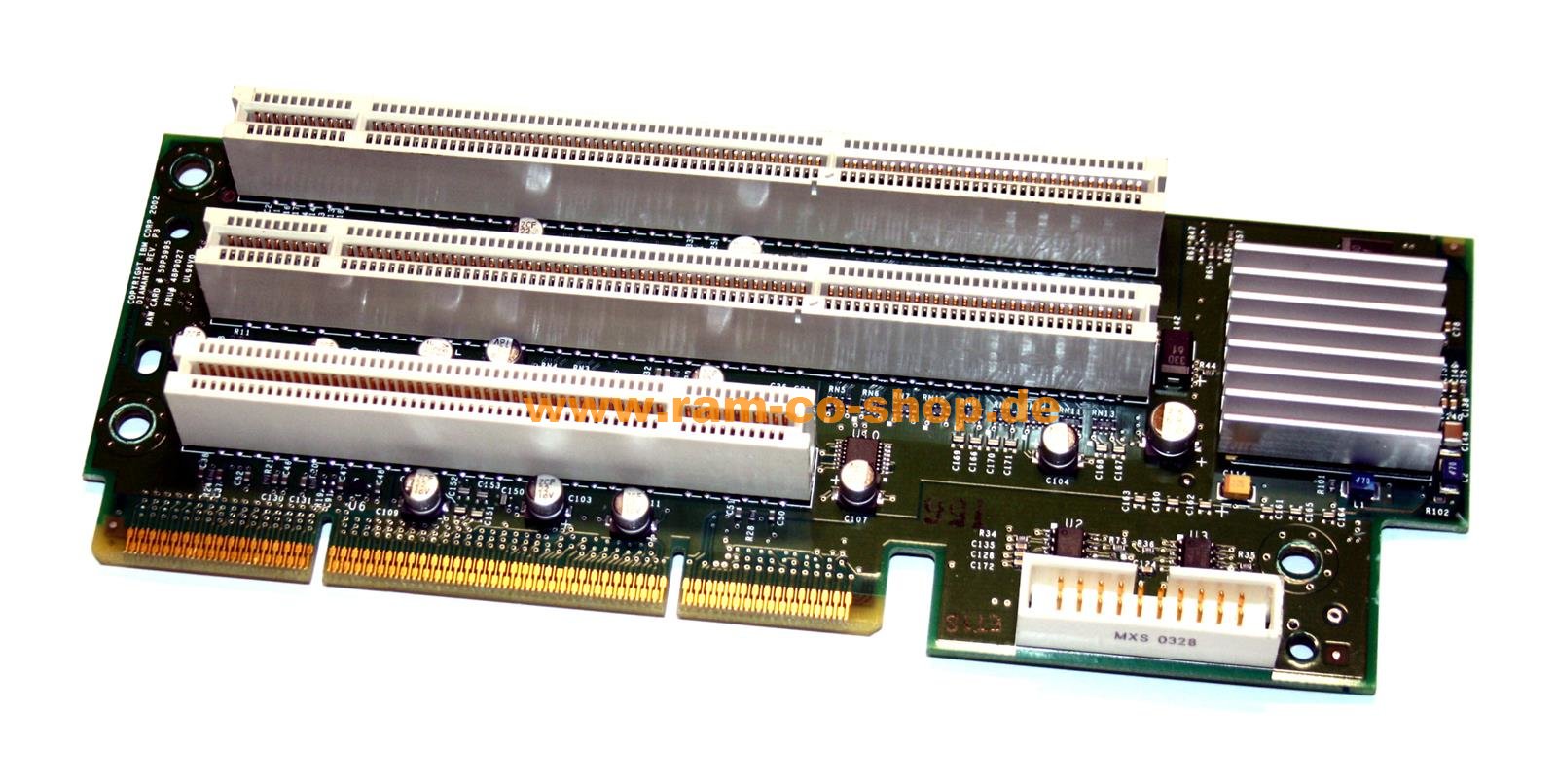 RAW Card 2 x 64bit PCI + 1 x 32bit PCI 3.3V IBM FRU