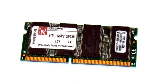 256 MB SO-DIMM 144-pin SD-RAM PC-133 Laptop-Memory  Kingston KTD-INSP8100/256   9905217