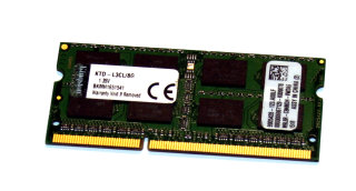 8 GB DDR3-RAM 204-pin SO-DIMM PC3L-12800S   Kingston KTD-L3CL/8G