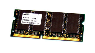 512 MB SO-DIMM 144-pin PC-133 SD-RAM Laptop-Memory  Samsung M464S6453BK0-L75
