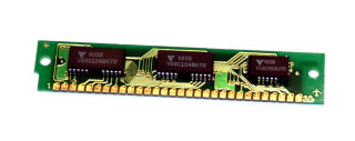 256 kB Simm 30-pin Parity 70 ns 3-Chip Vitelic-Chips: 2x V53C104BK70 + 1x V53C256AJ70