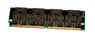 4 MB FPM-RAM mit Parity 70 ns 72-pin PS/2  Chips: 8x Texas Instuments TMS44400DJ-60 + 4x TMS4C102DJ-70   g0100