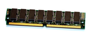 8 MB FPM-RAM 72-pin non-Parity PS/2 Simm 60 ns  Chips:16x Nippon NN514400AJ-60