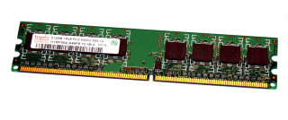 512 MB DDR2-RAM 240-pin 1Rx8 PC2-5300U non-ECC Hynix HYMP564U64BP8-Y5 AB-A