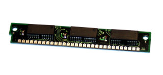 4 MB Simm 30-pin 60 ns 3-Chip Chips: 2x Texas Instruments TMS417400ADJ-60 + 1x Hyundai 514100ALJ-60