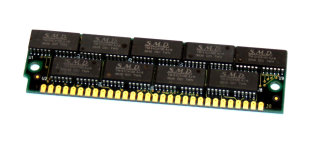 4 MB Simm 30-pin 60 ns 6-Chip 4Mx9  Chips: 9x S.M.D. TM51C4100 AJ-6   g
