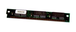 4 MB Simm 30-pin 60 ns 3-Chip 4Mx9 Chips: 2x Texas Instruments Z417400-60 + 1x Siemens HYB514100BJ-60
