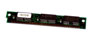 4 MB Simm 30-pin 60 ns 3-Chip 4Mx9 Chips: 2x Fujitsu 8117400A-60 + 1x Siemens HYB514100BJ-60   g