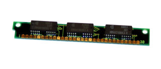 1 MB Simm 30-pin 80 ns 3-Chip 1Mx9 (Chips: 2x Samsung KM44C1000BJ-8 + 1x KM41C1000CJ-8)  g