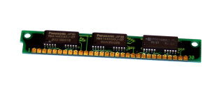 1 MB Simm 30-pin 70 ns 3-Chip 1Mx9 (Chips: 2x Panasonic MN414400ASJ-07 + 1x Hyundai HY531000AJ-70)   g