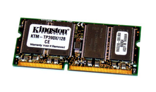 128 MB SD-RAM 144-pin SO_DIMM PC-100  Kingston KTM-TP390X/128   9902206