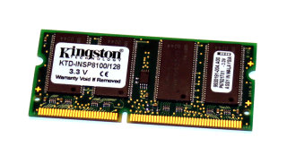 256 MB SO-DIMM 144-pin SD-RAM PC-133   Kingston KTD-INSP8100/256   9930191