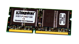128 MB SD-RAM 144-pin SO_DIMM PC-100  Kingston KSY-F250/128   9902206