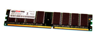 1 GB DDR-RAM 184-pin PC-3200U non-ECC  extrememory EXME01G-DD1N-400D30-E1-A