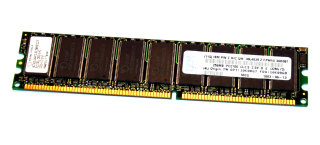 256 MB DDR-RAM 184-pin PC-2100E  CL2.5  ECC-Memory ProMOS V827432K24SATG-B0
