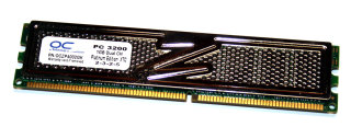 1 GB DDR-RAM 184-pin PC-3200U non-ECC CL2  OCZ OCZP4002GK Platinum Edition XTC