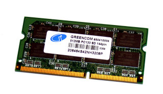 512 MB SO-DIMM PC-133 SD-RAM 144-pin Laptop-Memory (16-Chip, double-sided)