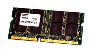 256 MB SO-DIMM 144-pin PC-100 SD-RAM Laptop-Memory  Samsung M464S3323CN0-L1H