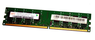 2 GB DDR2-RAM 240-pin 2Rx8 PC2-5300U nonECC  Hynix HYMP125U64CP8-Y5 PQ