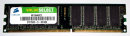 1 GB DDR-RAM 184-pin PC-3200U non-ECC ValueSelect  Corsair VS1GB400C3