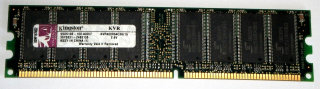 1 GB DDR-RAM 184-pin PC-3200U nonECC 400 MHz  Kingston KVR400X64C3A/1G
