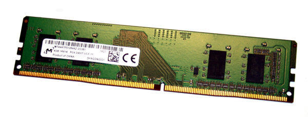 4 GB DDR4-RAM 288-pin 1Rx16 PC4-19200 non-ECC 2400MHz Micron MTA4ATF51264AZ-2G3B1