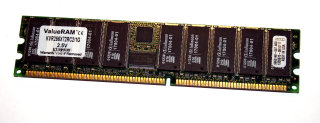 1 GB DDR-RAM 184-pin PC-2100R CL2 Registered-ECC Kingston KVR266X72RC2/1G   9965148