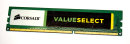 4 GB DDR3-RAM 240-pin PC3-12800U non-ECC  Corsair CMV8GX3M2A1600C11