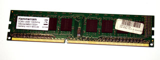 4 GB DDR3 RAM 240-pin PC3-10600U nonECC Hammerram HRD34096M1333H