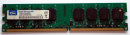 1 GB DDR2-RAM PC2-5300U non-ECC  Team TVDD1024M667   double-sided