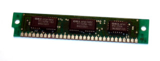 256 kB Simm 30-pin Parity 100 ns 3-Chip 256kx9  OKI MSC2329-10YS3