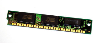 1 MB Simm 30-pin 70 ns 3-Chip 1Mx8p (Parity-Emulation) Chips: 2x NEC 424800-70 + 1x BP41C1001D-6