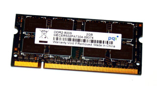 2 GB DDR2 RAM 200-pin SO-DIMM PC2-6400S pqi MECER502PA