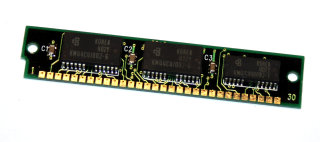 4 MB Simm 30-pin 60 ns 3-Chip 1Mx9 Parity (Chips: 2x Samsung KM44C4100J-6 + 1x KM41C4000BJ-7)   g