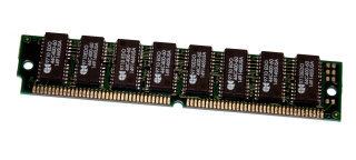 16 MB FPM-RAM 72-pin non-Parity PS/2 Simm 60 ns  Chips: 8x QC 44C400-60