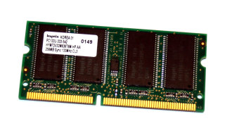 256 MB SO-DIMM 144-pin SD-RAM PC-133  CL3  Hynix HYM72V32M636T6M-HP AA
